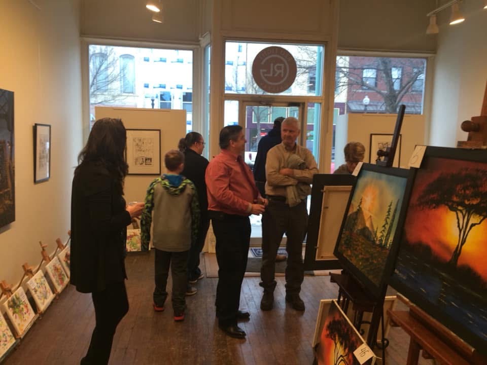 Student art showcase at AASC