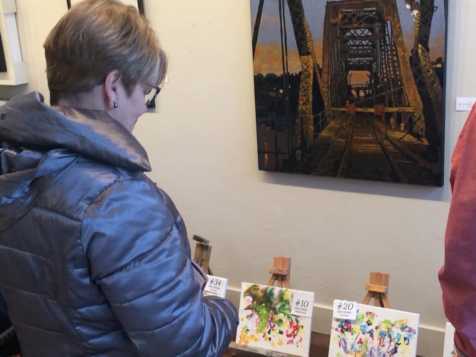 Young artist's work at Atchison art exhibition